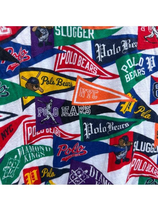 Ralph Lauren Other - Polo Ralph Lauren RL Stadium Baseball Pennants Button Up Shirt Men's Medium
